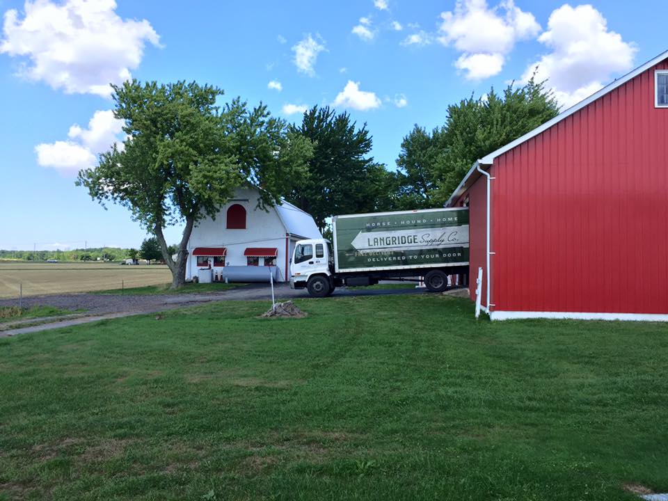 Langridge Supply offers FREE Delivery door to door service for route deliveries. We also offer expedited delivery if your horses need a delivery in a hurry.